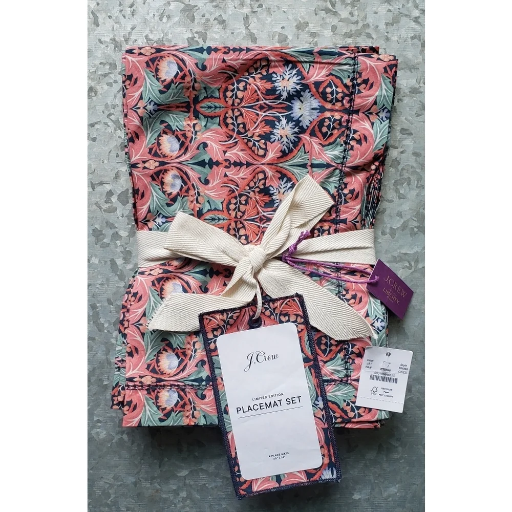 21. J.Crew Limited-edition set-of-four placemats in Liberty® fabrics